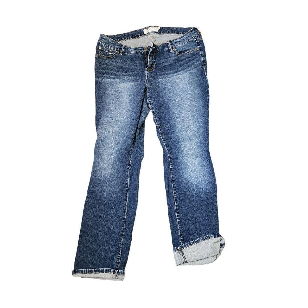 Torrid Midrise Straight Leg Denim Jeans Womens Size 16 Blue